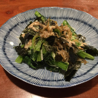 ほうれん草と揚げの和え物(安庵)