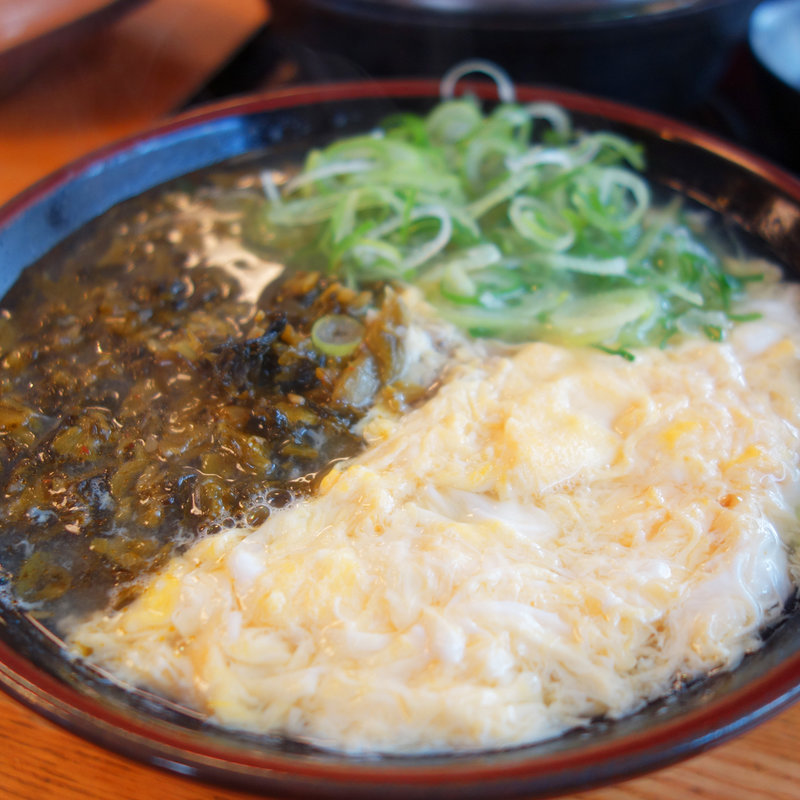 辛子タカナそば(長住うどん)