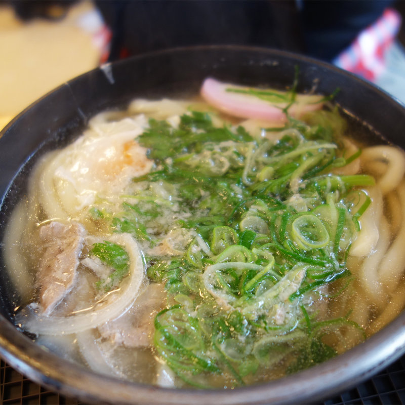 カモなべうどん(長住うどん)