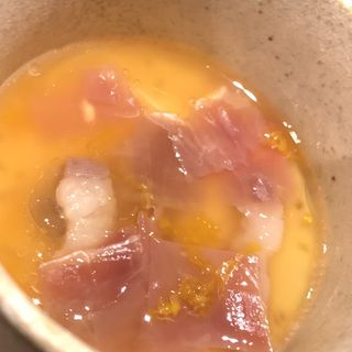 洋風茶碗蒸し　ハムと銀杏(セルサルサーレ （sel sal sale）)