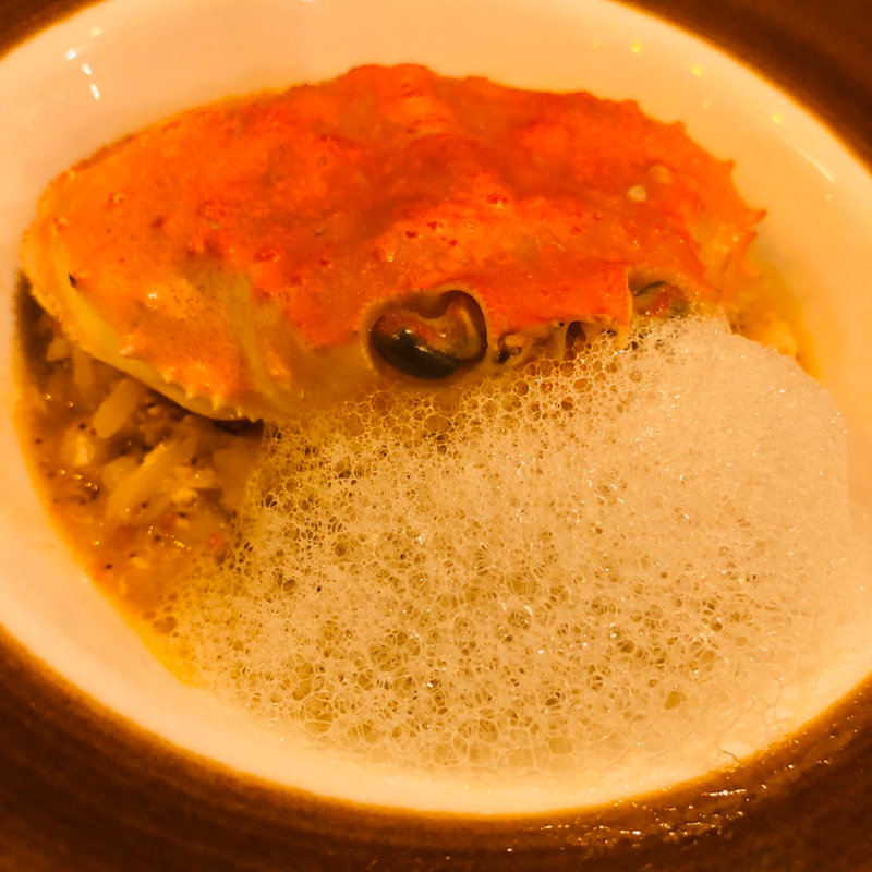 セイコ蟹のリゾット(セルサルサーレ （sel sal sale）)