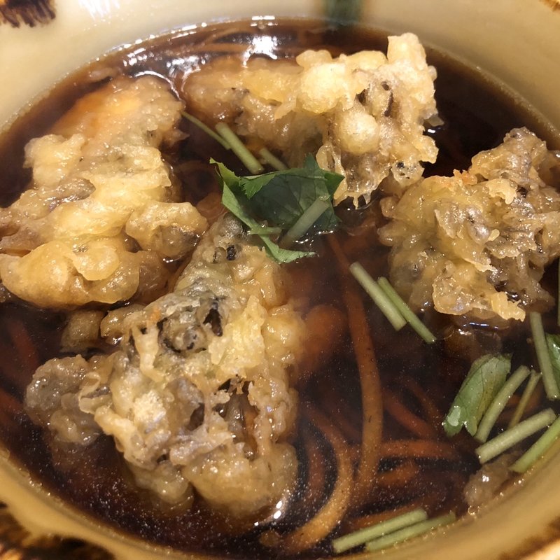 舞茸天ぷら蕎麦(名物 秩父そば　立花)