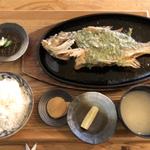 タマンのアーサバター焼き(糸満漁民食堂 )