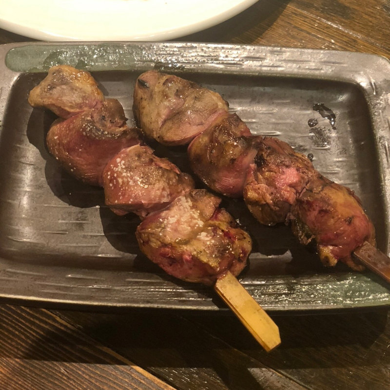 レバー串焼き塩(天ぷら穴子蒲焼助六酒場)