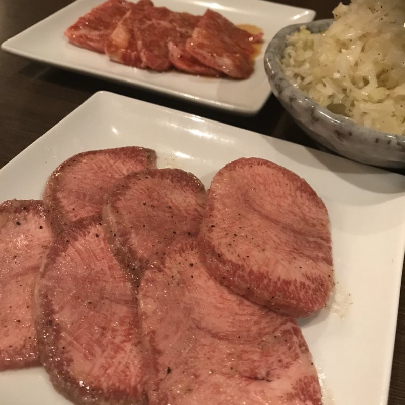 タン塩(和牛炭火焼肉 味道苑)