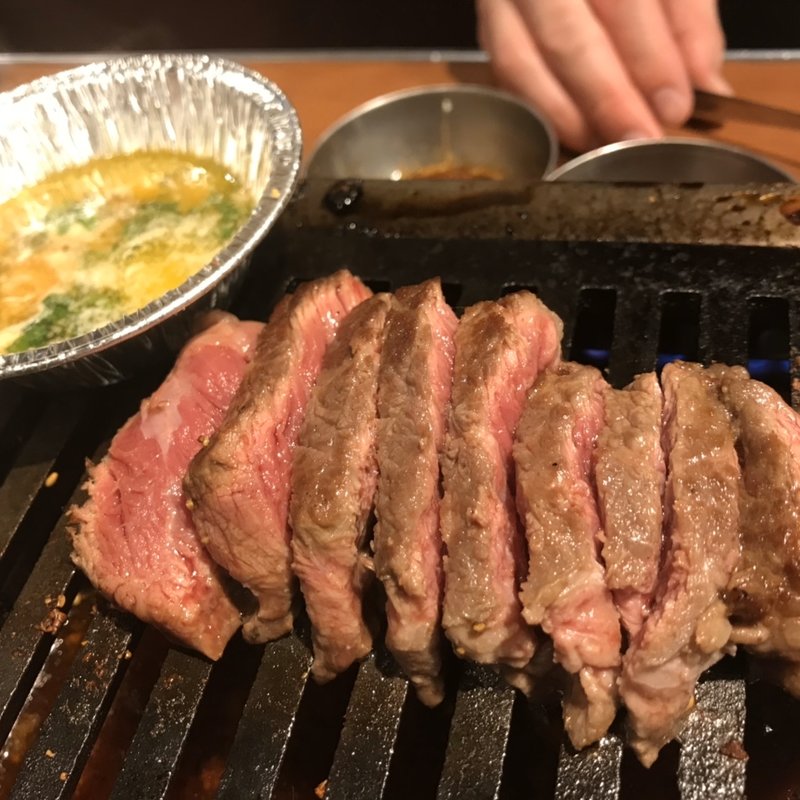 ざぶとんロースステーキ(大阪焼肉・ホルモン ふたご 代々木本館)