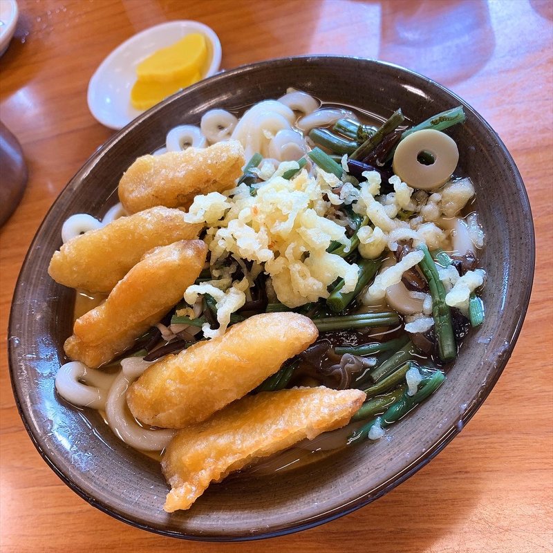 山菜ゴボウうどん(牧のうどん 大野城店)