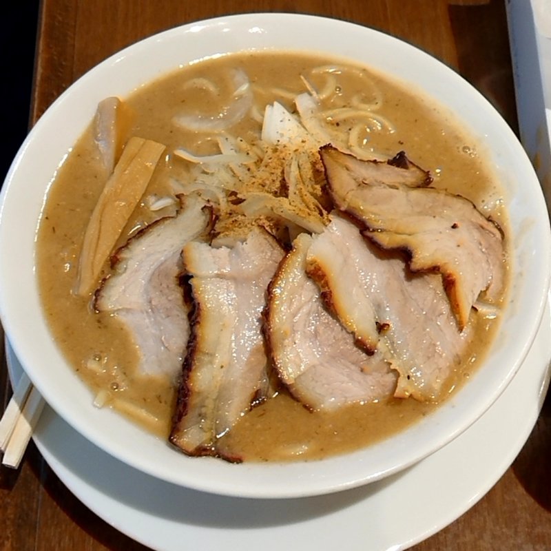 肉ヲ見ル魚介そば（中）225g(麺GARAGE肉ヲ見ル)