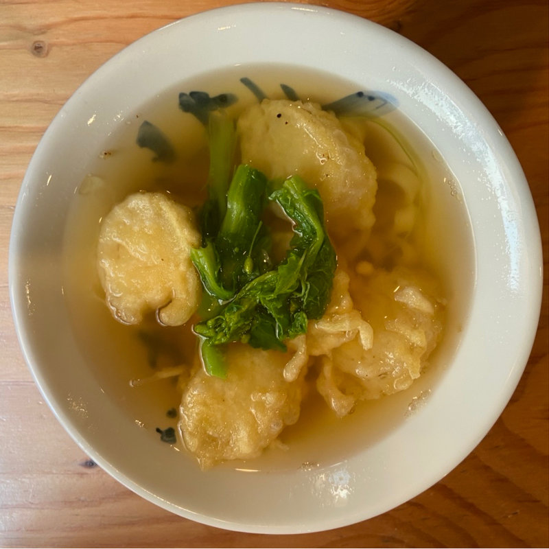 下仁田ネギ天うどん(粉やなぎ)