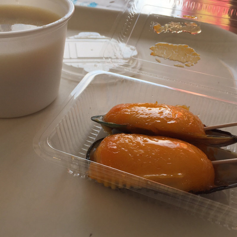 ムール貝（ウニソース）(恩納村水産物直売店 浜の家 )