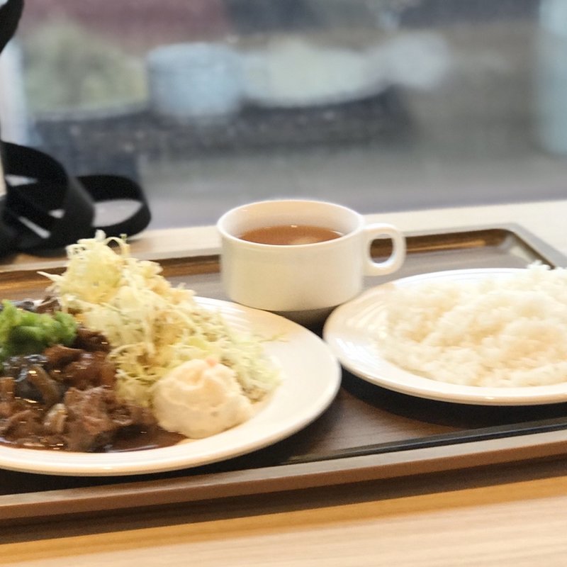 牛肉と茄子味噌炒め(カフェダイニング NAKAJUKU)