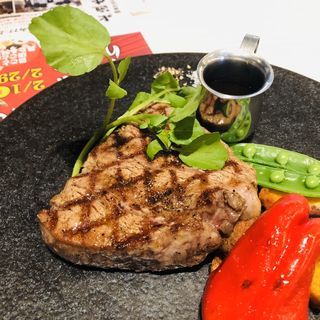 水迫牛のステーキ(俺のフレンチ 博多)