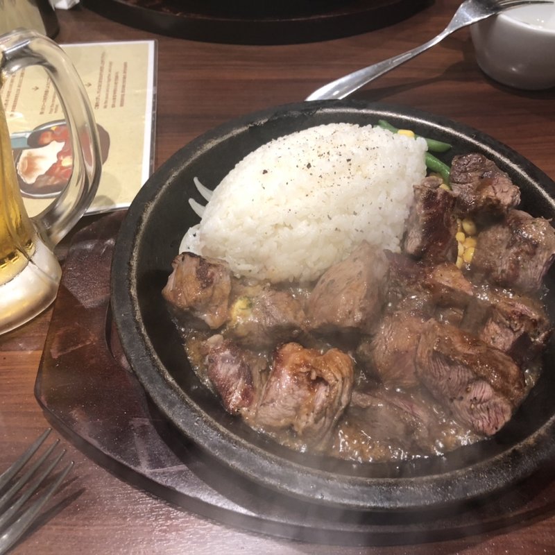 鉄板ステーキ(かつや 秋葉原店)