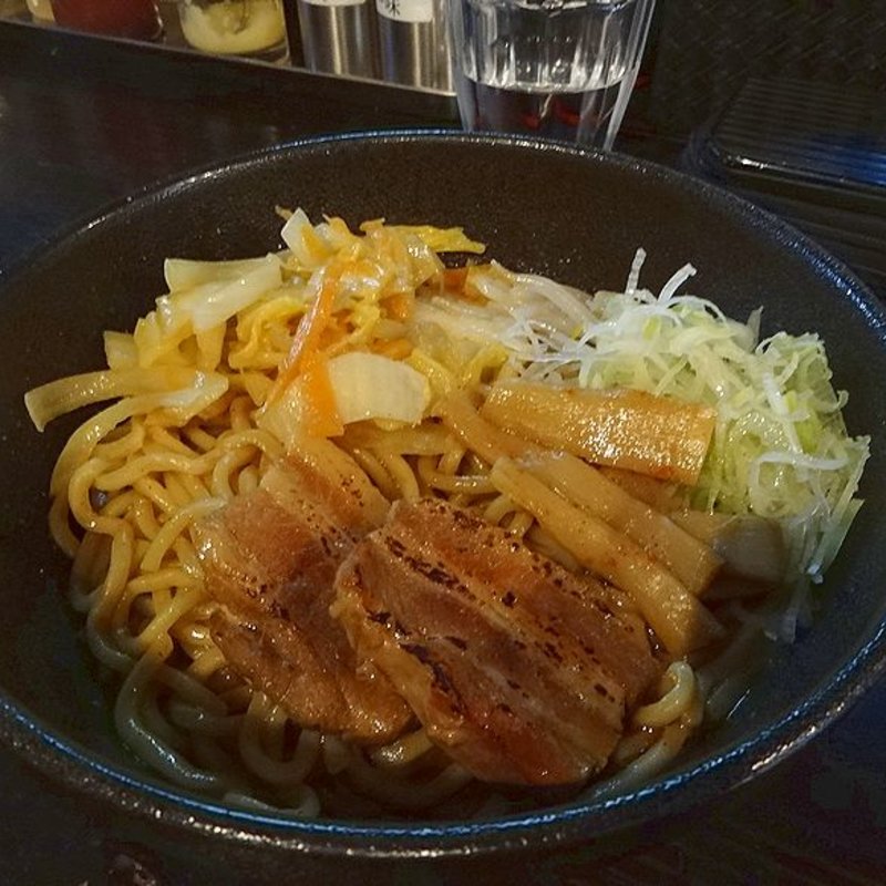 油そば(油そば×野菜2 れん寺)