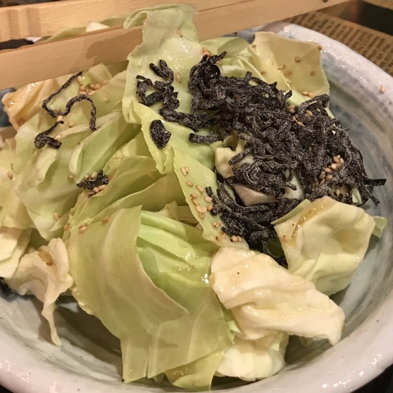 めちゃ旨パリパリキャベツ(目利きの銀次 半蔵門駅前店)