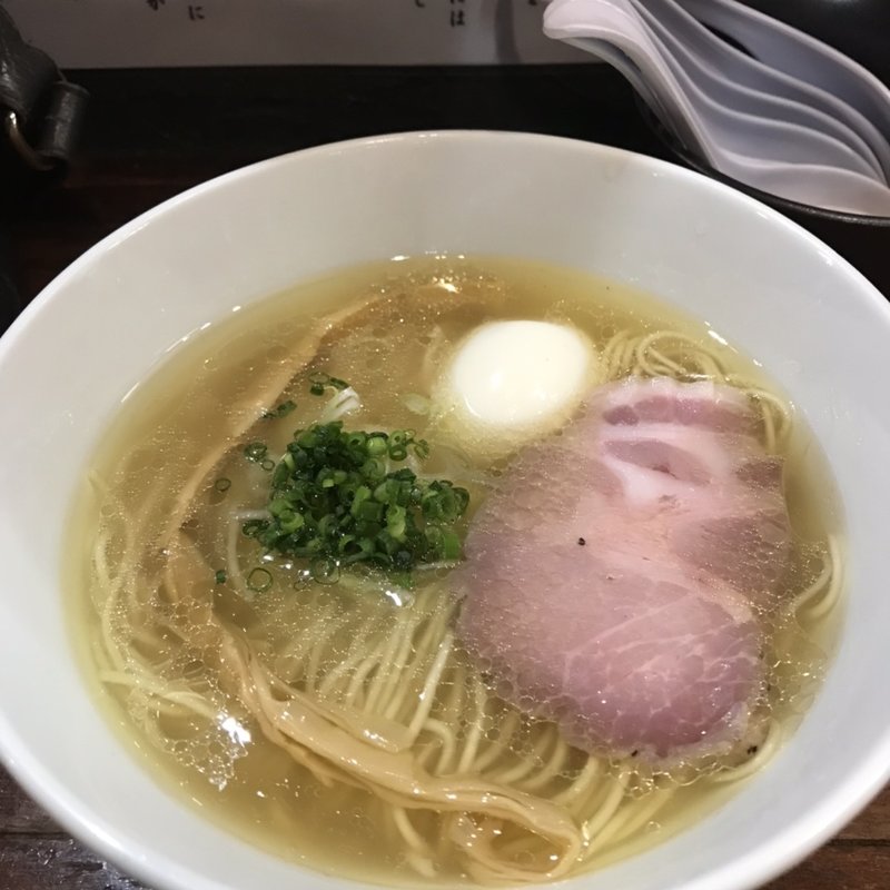 しお味玉らーめん(町田汁場 しおらーめん進化 町田駅前店 )