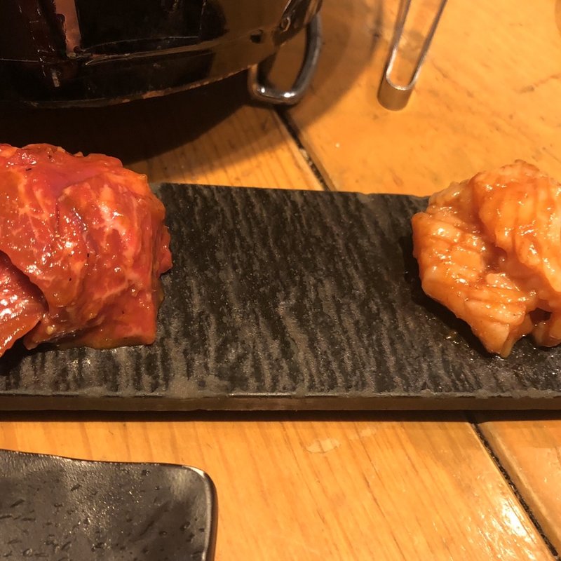 赤身ふんどし、ミノ(にくがとう　人形町店)