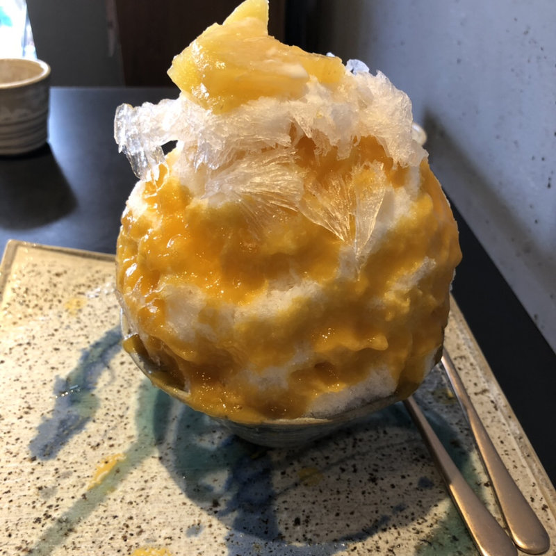 マンゴーパフェ(トウキョウ シェイブアイス ネコゴオリ (Tokyo Shave Ice necogoori))