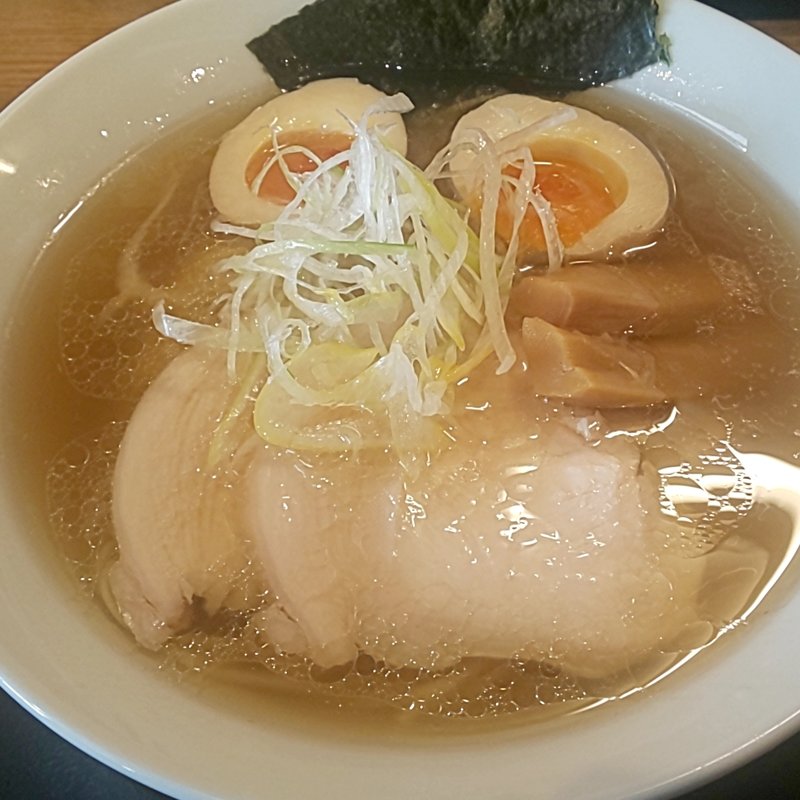 有精卵の親子そば(中華そばみはし)