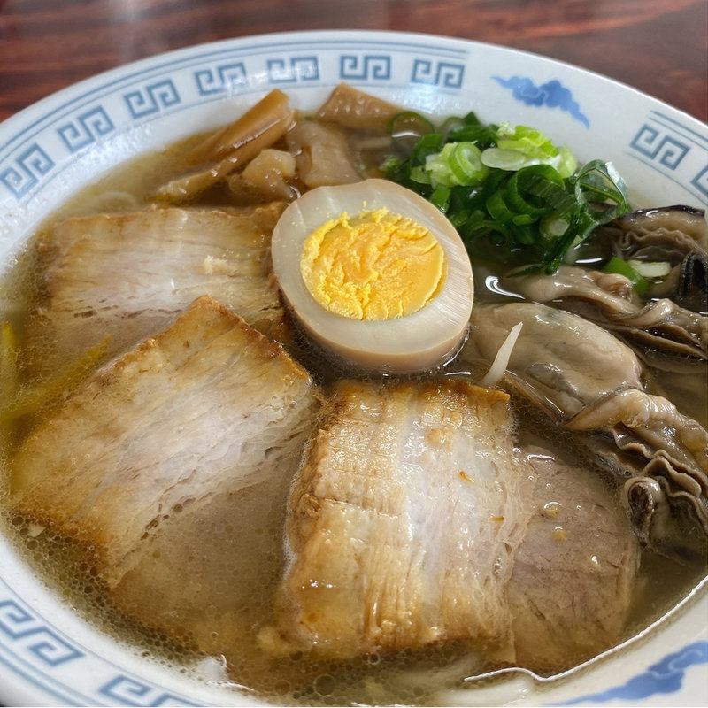 牡蠣ラーメン(熊山農産物直売センター )