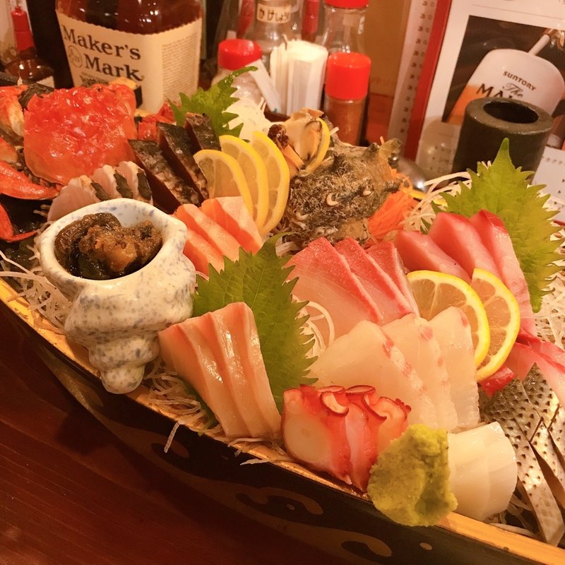 刺身盛り合わせ(ヤキトリ ダルム屋)