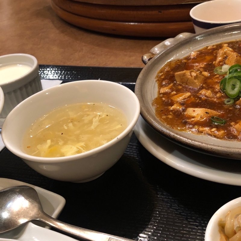 麻婆豆腐定食(湖陽樹 本町店)