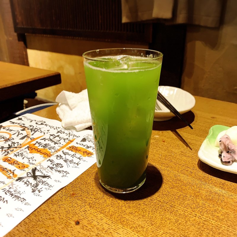 抹茶ハイ(なかめのてっぺん 本店 )