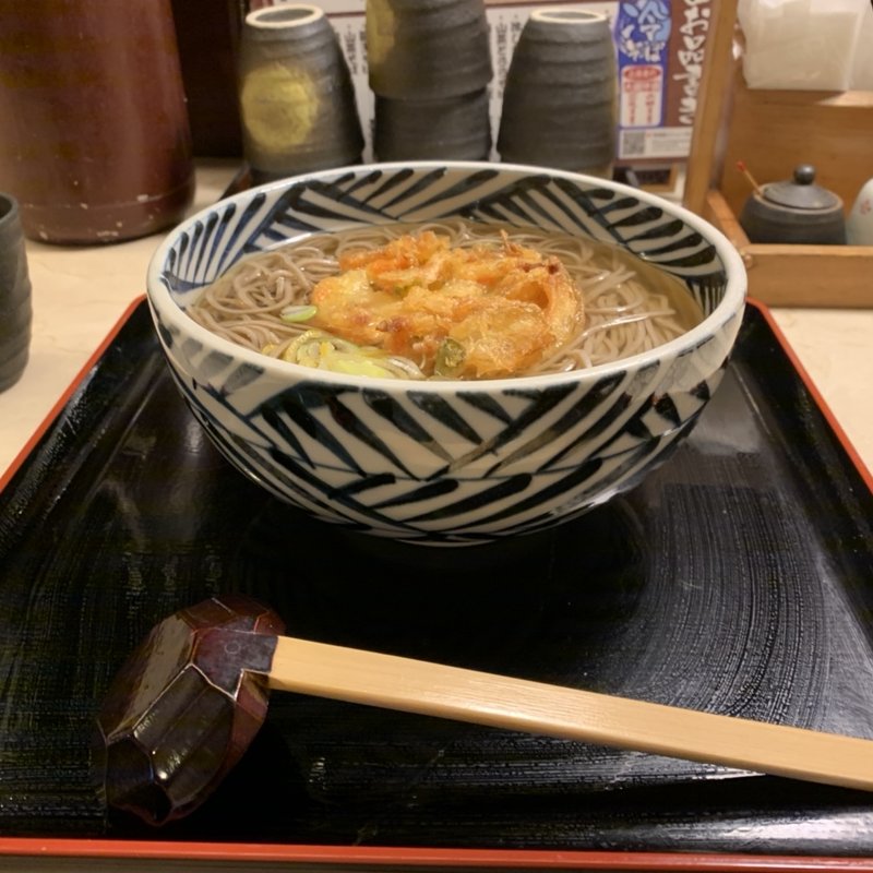 かき揚げそば(おらがそば 八重洲地下街南口店)