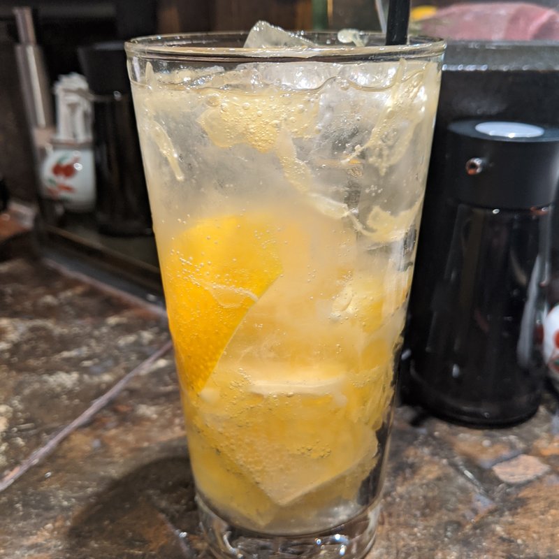 はっさくサワー(魚の田が肉)