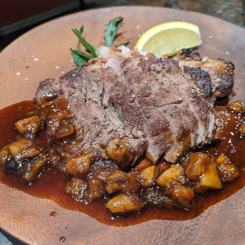 愛媛みかん猪炭火焼(魚の田が肉)