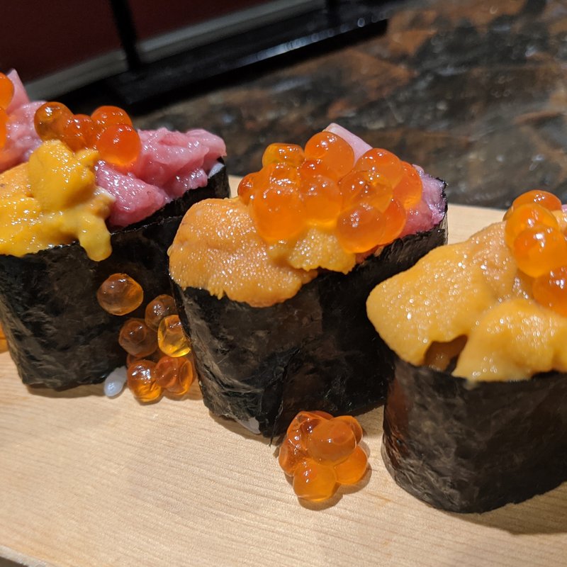 ぜいたく軍かん(魚の田が肉)