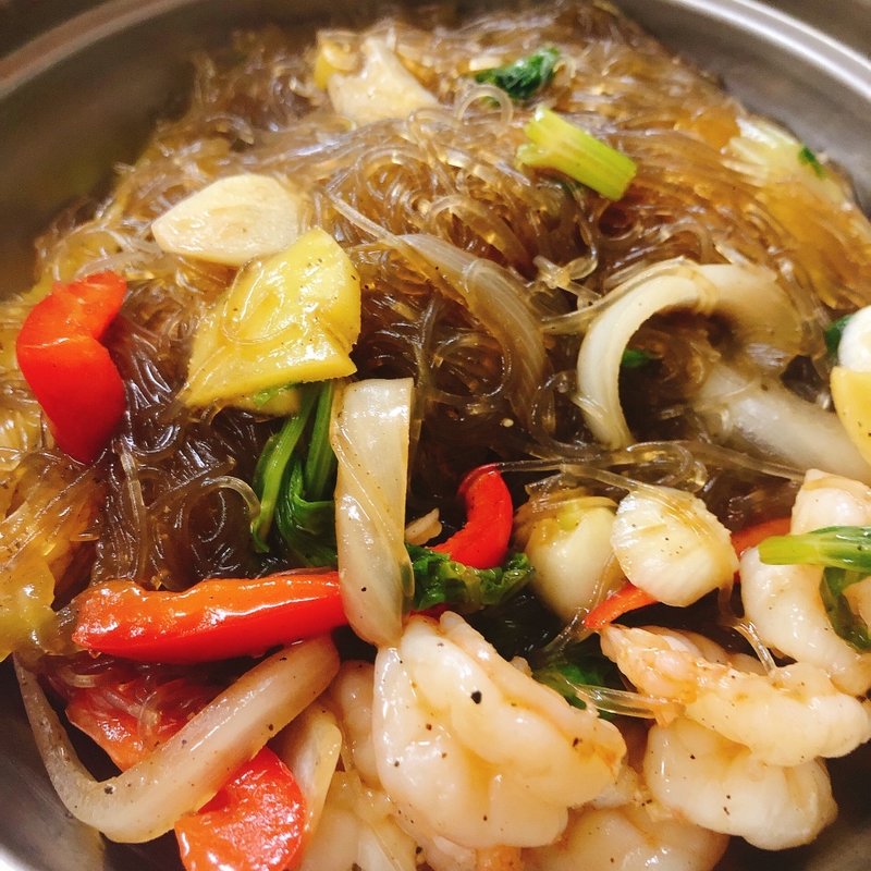 海老と春雨のオイスターソース炒め(J's STORE)