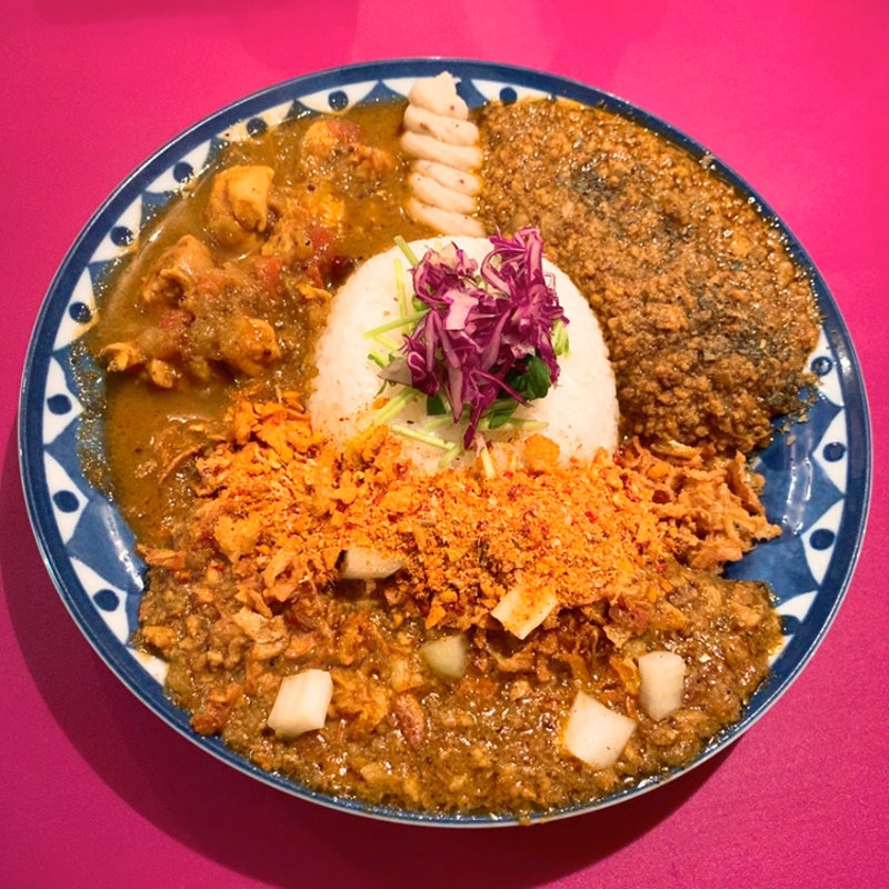 3種盛り(スパイスサロンバビルの塔)