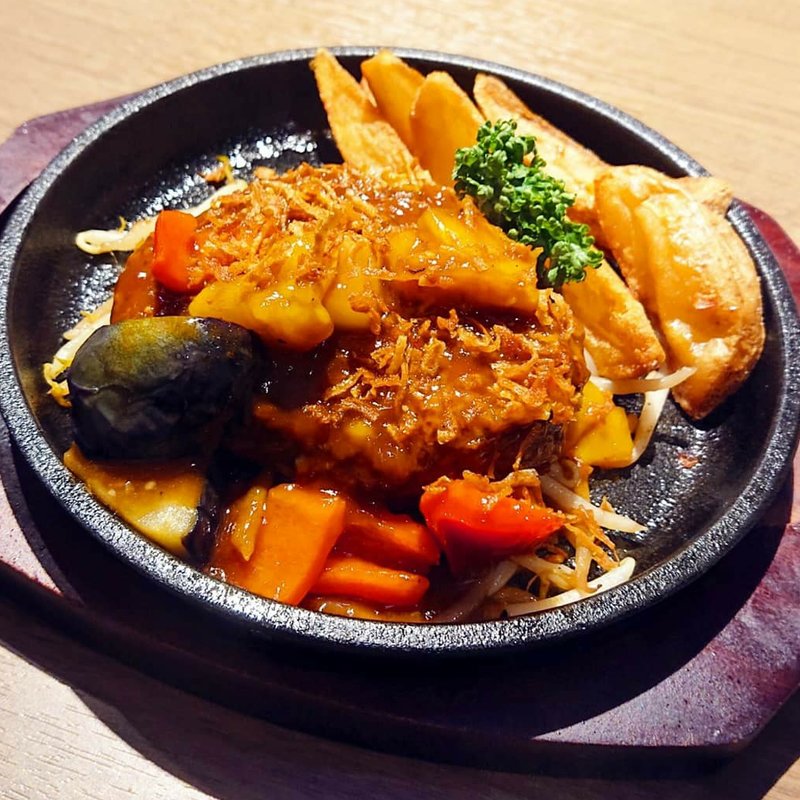 ハンバーグランチ(bonまるしゃん)