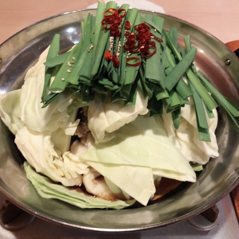 黒の牛モツ(醤油) (博多もつ鍋はらへった 吉祥寺)