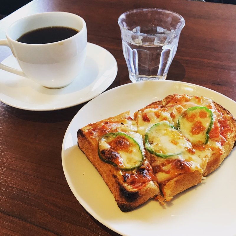 ピザトースト(上島珈琲店 成城店)