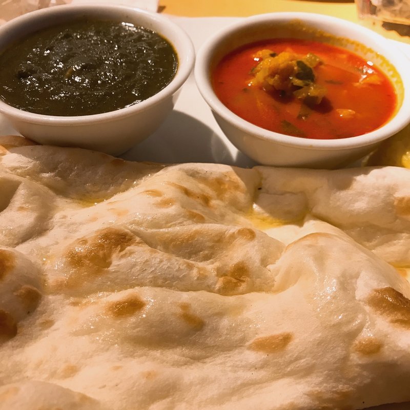 ほうれん草とマッシュルームのカレー(ヒマラヤ)