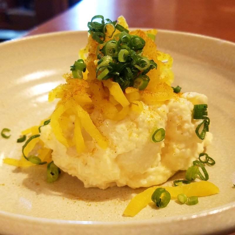 ちょっと大人のポテトサラダ(酒枡)