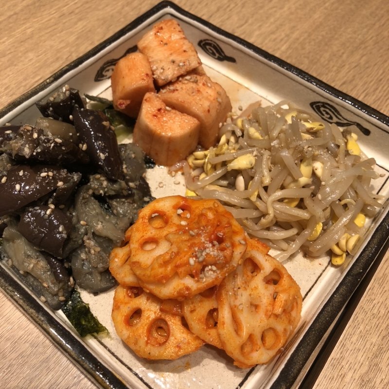 ナムル盛り合わせ(お好みたまちゃん 渋谷スクランブルスクエア店)