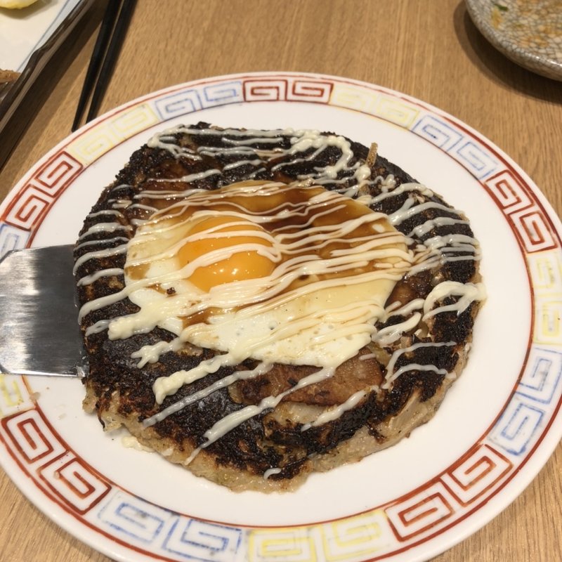 山芋と明太子のふわふわ焼き(お好みたまちゃん 渋谷スクランブルスクエア店)