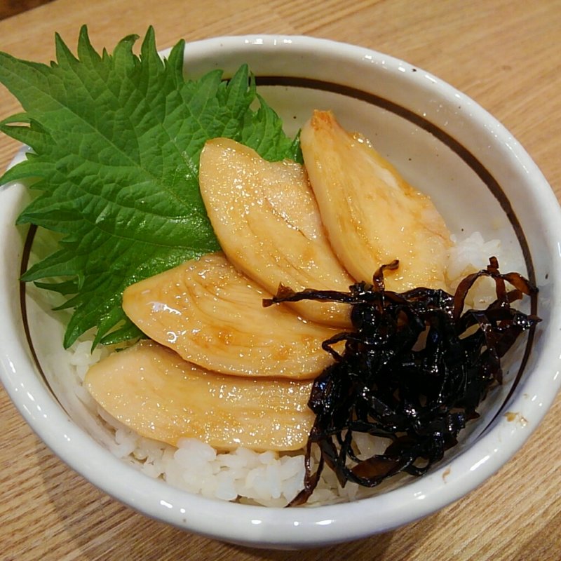 鶏の漬け丼(麺と醤油の匠二代目たか松)