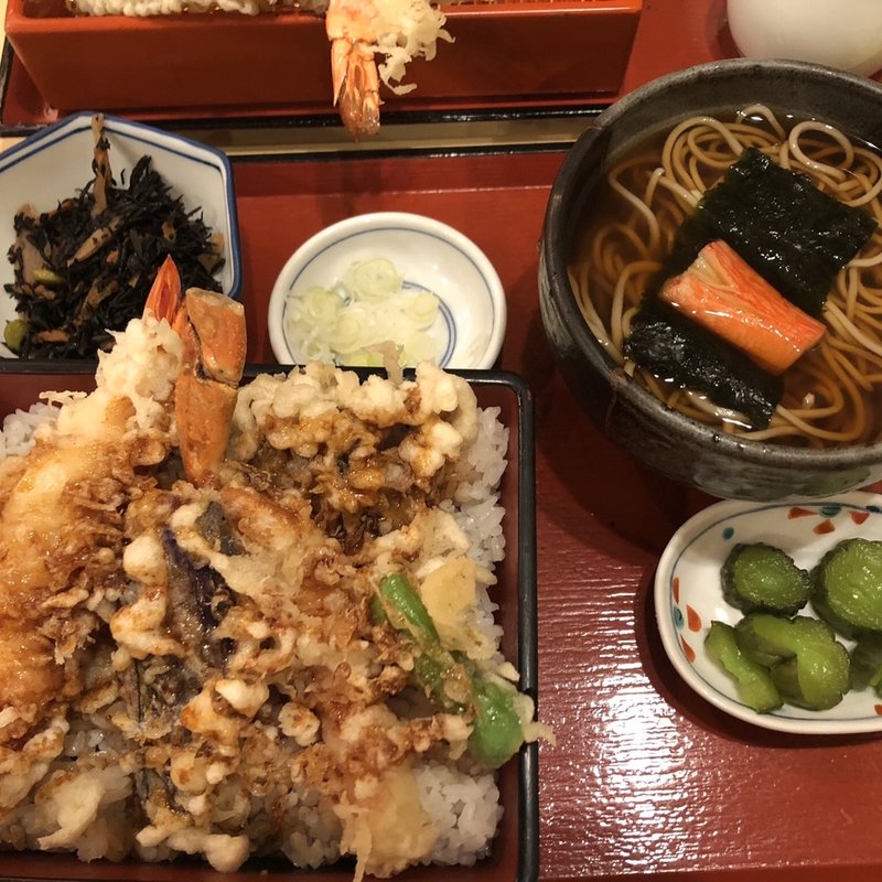 海老天重セット(永坂更科布屋太兵衛 横浜高島屋店)