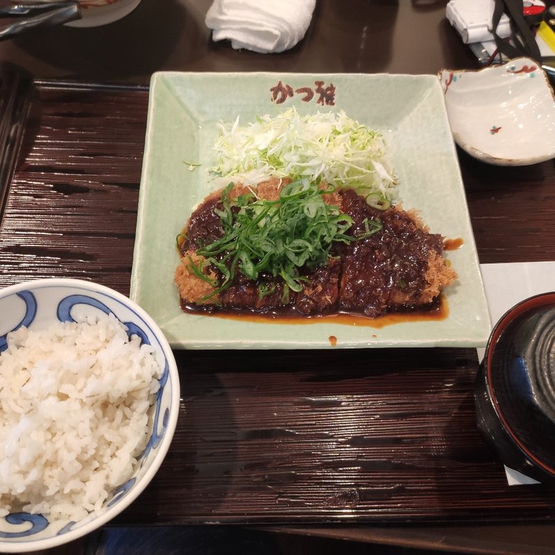 味噌ねぎかつランチ(やわらかとんかつ かつ雅 高針店)