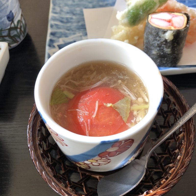 トマト茶碗蒸し(割烹富士 )