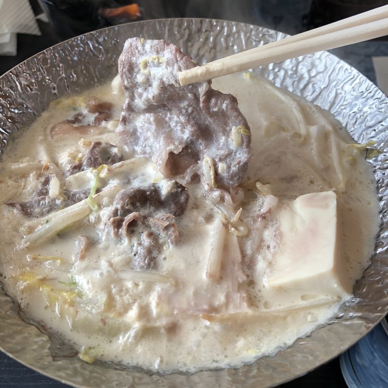 特製飛騨牛豆乳鍋(割烹富士 )