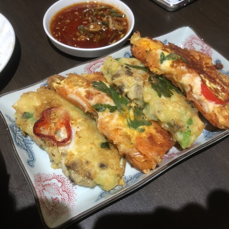 海鮮チヂミ&チーズチヂミ　スモールサイズ(テジョンデ)