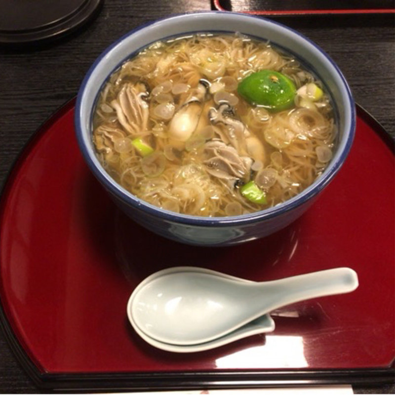 牡蠣蕎麦(そば辰 本店)