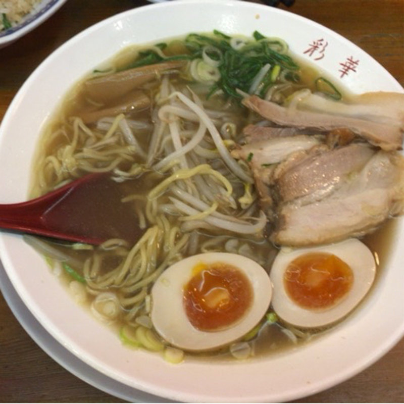醤油ラーメン(彩華ラーメン 大東店)