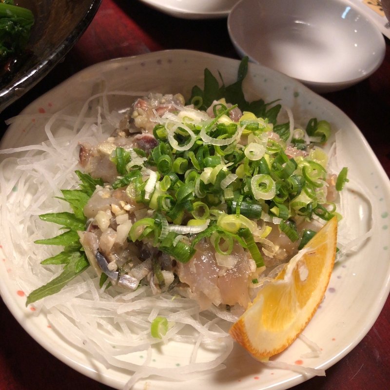 【店主地元伊東漁師直伝】鯵のなめろう(ひさ花 )