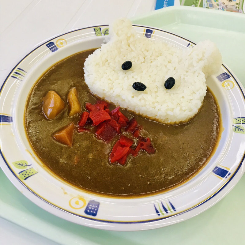 しろくまカレー(静岡市立日本平動物園レストハウス )